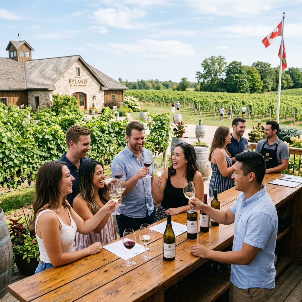 CTG Canada offer wine tours at Byland Estate Winery 