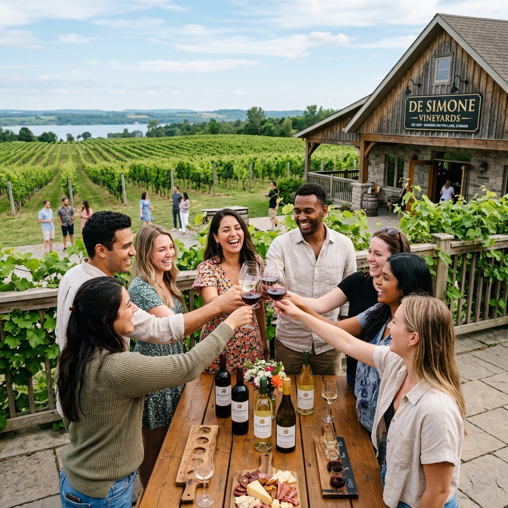 CTG Canada offer wine tours at De Simone Vineyards 