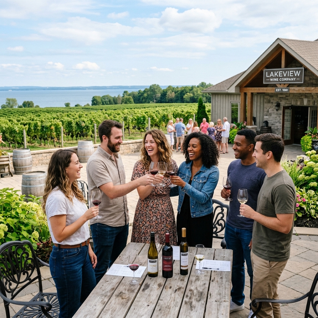 CTG Canada offer wine tours at Lakeview Wine Company 