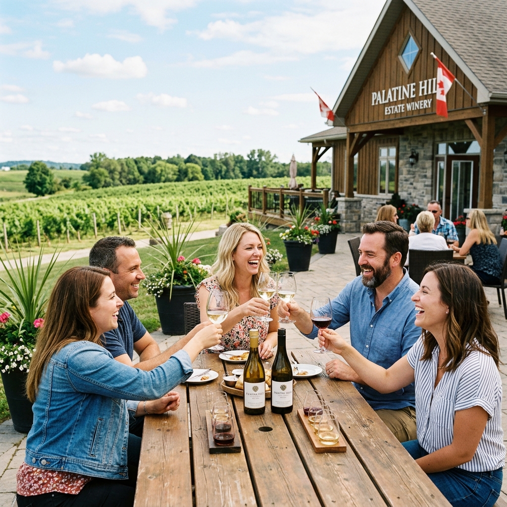 CTG Canada offer wine tours at Palatine Hills Estate Winery 