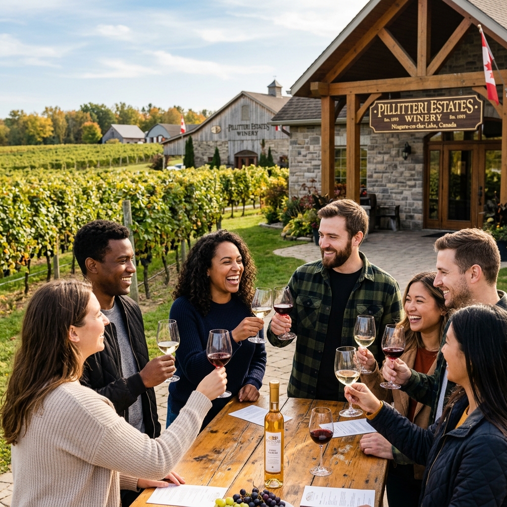 CTG Canada offer wine tours at Pillitteri Estates Winery 