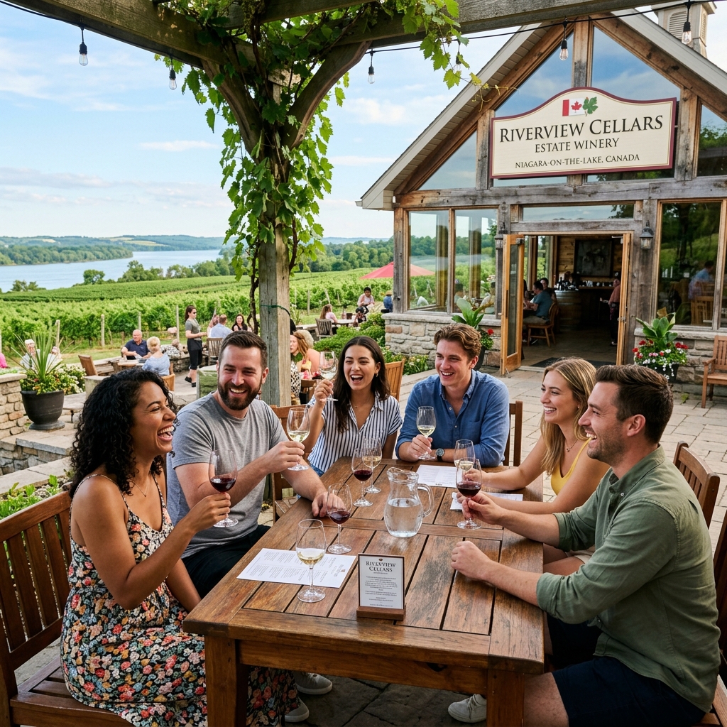 CTG Canada offer wine tours at Riverview Cellars Estate Winery 