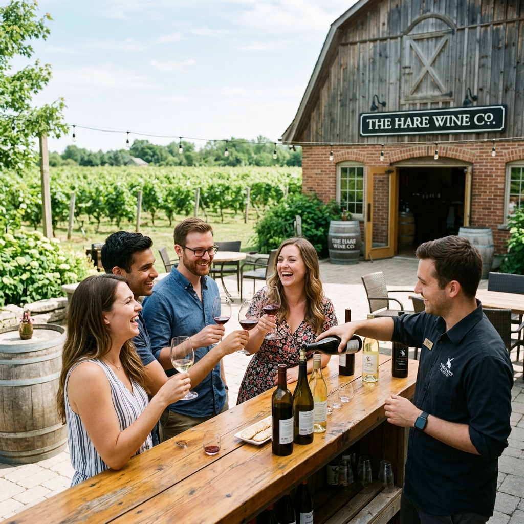 CTG Canada offer wine tours at The Hare Wine Co. 