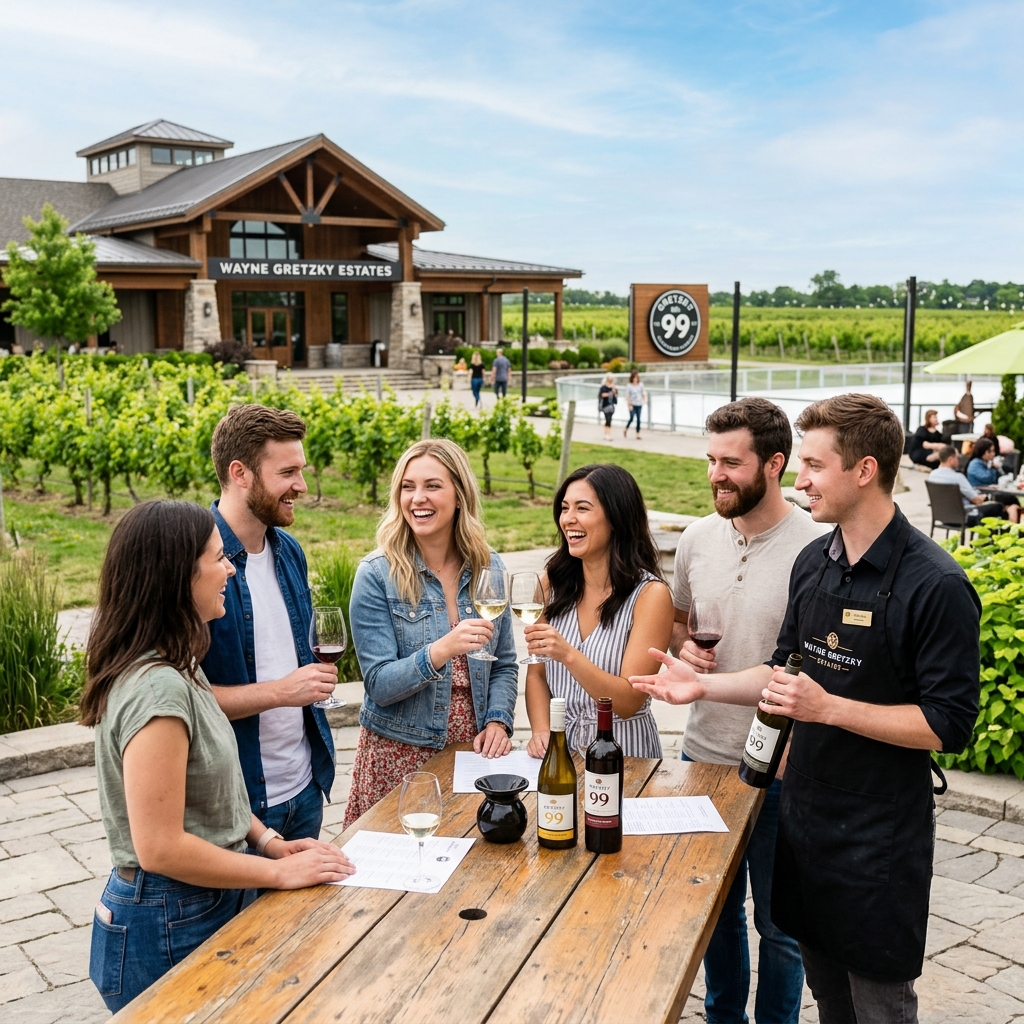 CTG Canada offer wine tours at Wayne Gretzky Estates Winery 